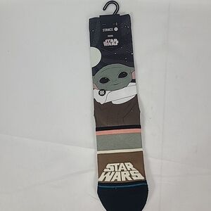 NEW Star Wars Grogu X Stance Casual Crew Socks Men's Sz L (9-13) NWT